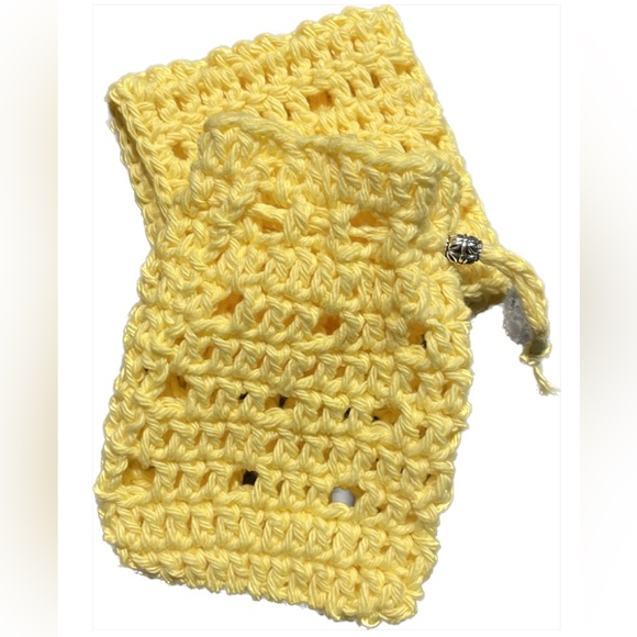 Soap Saver Bag & Washcloth Set Hand Crafted Crochet - 100% Cotton -CHOOSE COLOR! - Picture 8 of 12